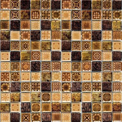 Мозаика Bonaparte Morocco Gold 300x300 коричневая