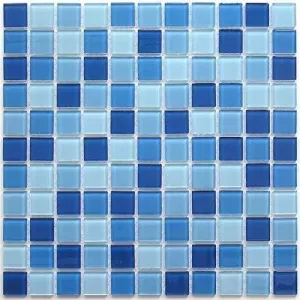 Мозаика Bonаparte Navy blue 300x300 синяя