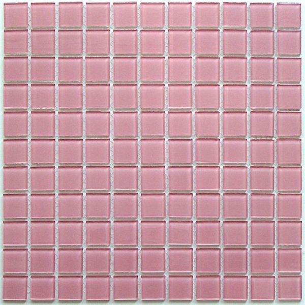 Мозаика Bonаparte Pink glass 300x300 розовая