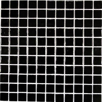 Мозаика Bonaparte Black glass 300x300 черная