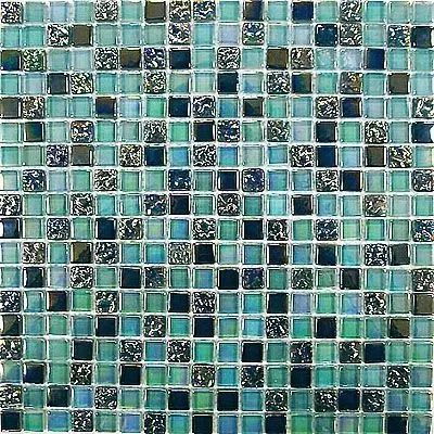 Мозаика Bonaparte Sea Drops 300x300 голубая