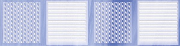 Керамическая плитка Агата Бордюр  65*250 голубой сортовой (1*28) ВКЗ (Волгоград)  для ванной комнаты