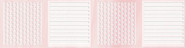 Керамическая плитка Агата Бордюр  65*250 розовый сортовой (1*28) ВКЗ (Волгоград)  для ванной комнаты