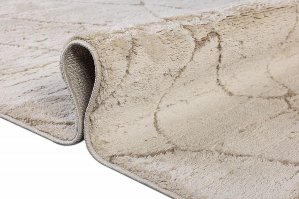 Турецкий ковер из полиэстера и полипропилена «MOROCCAN» 9601A-BN- BGE 80 x 150 см