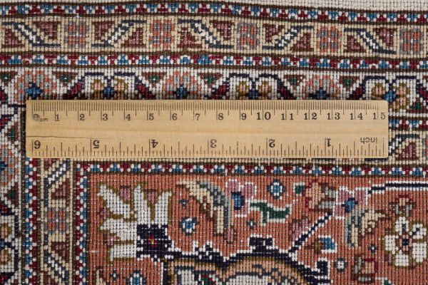 Иранский ковёр из шерсти и шёлка «TABRIZ MAHI» 13-34-IR