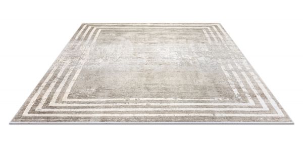 Турецкий ковер из эвкалиптового шёлка и акрила «EGOISTE» M254D-D.GRY-BGE 240 x 340 см Турецкий ковер из эвкалиптового шёлка и акрила «EGOISTE» M254D-D.GRY-BGE 240 x 340 см