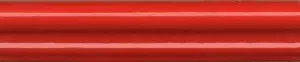 Бордюр настенный Граньяно 30x150 красный BLD011