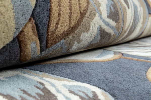 Индийский ковер из шерсти «SANDERSON» Calathea Charcoal 50805 170 x 240 см Индийский ковер из шерсти «SANDERSON» Calathea Charcoal 50805 170 x 240 см