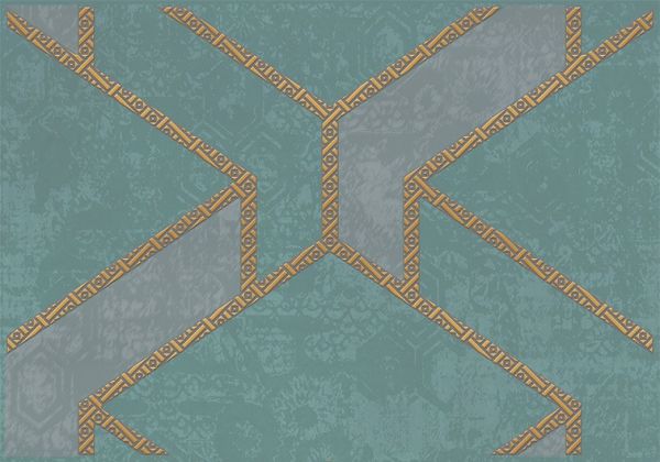 Керамическая плитка Альберта Декор 1 280*400 люкс (1*10) ВКЗ (Волгоград)  для ванной комнаты