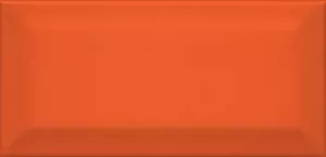Плитка настенная Клемансо 74x150 оранжевая 16075
