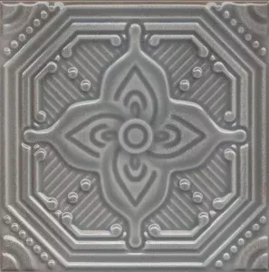 Декор настенный Салинас 150x150 серый SSA001