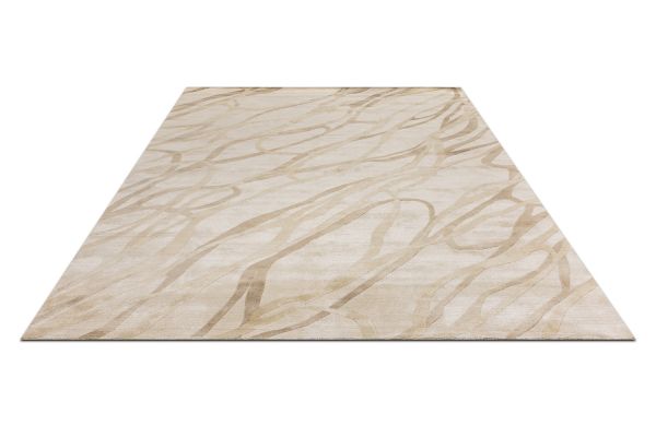 Индийский ковер из арт-шёлка и шерсти «EVEREST» 2023314-ANTIQUE BEIGE 163 x 231 см