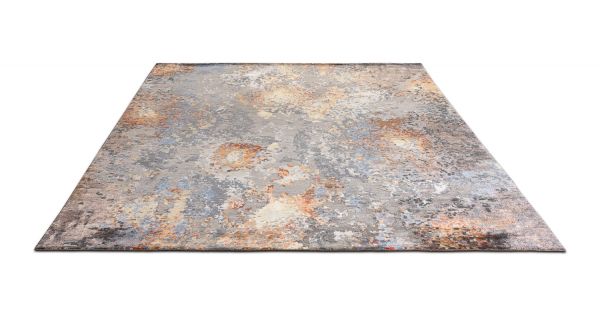 Индийский ковер из арт-шёлка и шерсти «STORM» LPF-MARS-RED 170 x 240 см