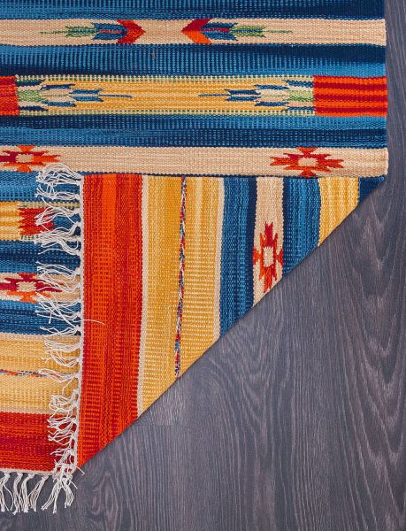 Индийский ковер из хлопка «KILIM COTTON» CT5-MIX 170 x 240 см