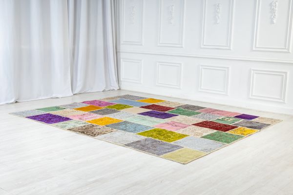 Турецкий ковер из шерсти «PATCHWORK RUG» BEST COLOR 252 x 301 см