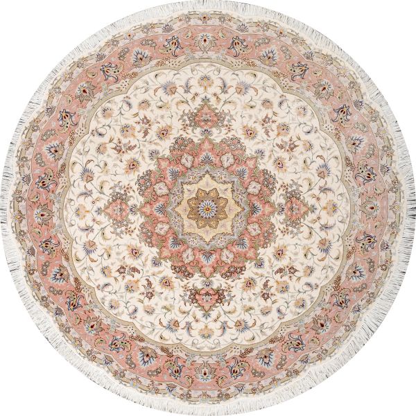 Иранский ковер из шерсти и шёлка «TABRIZ 40» 7-392-IR(Round) 200 x 200 см