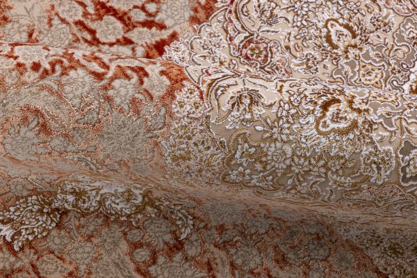 Иранский ковер из вискозы и акрила «Enzo Collection» 1201- Red Vintage 200 x 300 см