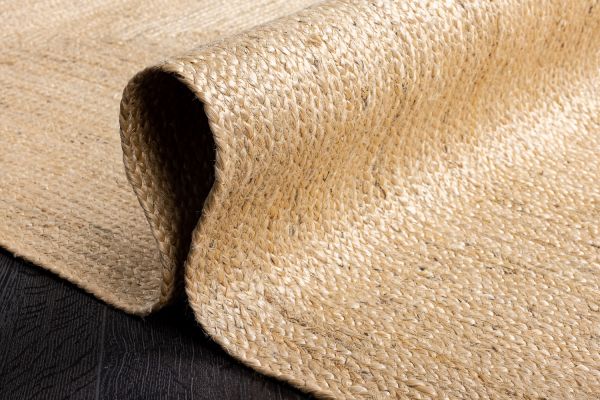 Индийский ковер из джута «JUTE» BEIGE 135 x 195 см