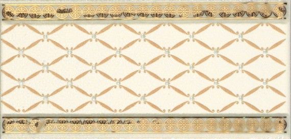 Декор Cenefa Delis Marfil Gold 92x200  Almera Ceramica