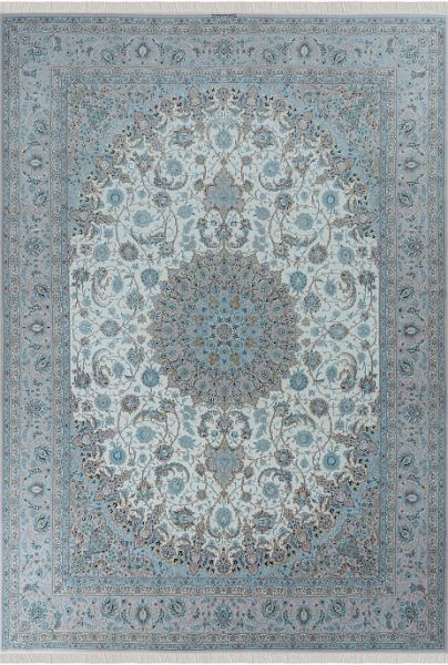 Иранский ковёр из шерсти и шёлка «ISFAHAN IR» 15-28A-KARAMI