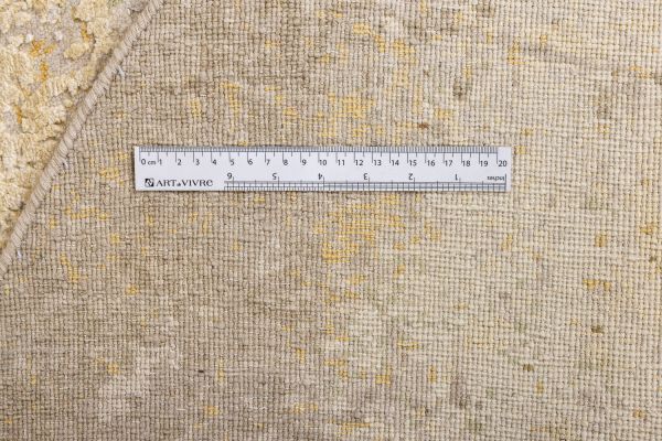 Индийский ковер из шерсти и шёлка «HOLLYWOOD ART» CE9318-GREEN(Round) 246 x 246 см Индийский ковер из шерсти и шёлка «HOLLYWOOD ART» CE9318-GREEN(Round) 246 x 246 см