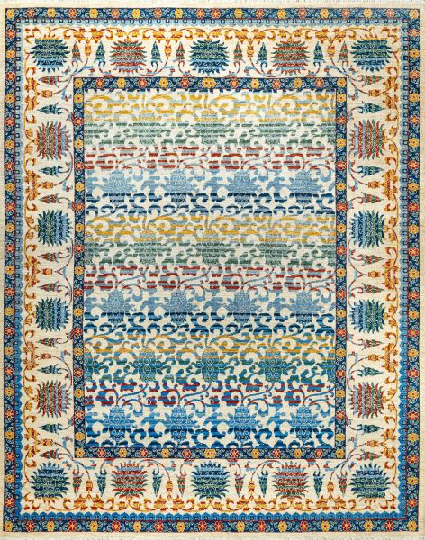 Пакистанский ковёр из шерсти «SUZANI A/B 10/10» 873IVY-RED 245 x 308 см