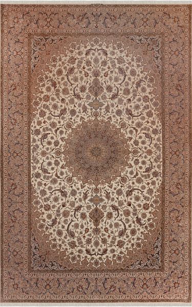 Иранский ковёр из шерсти и шёлка «ISFAHAN IR» 13-128-IR PEZESHKI