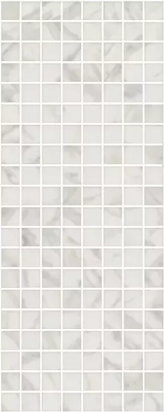 Декор настенный мозаичный Алькала 200x500 белый MM7203