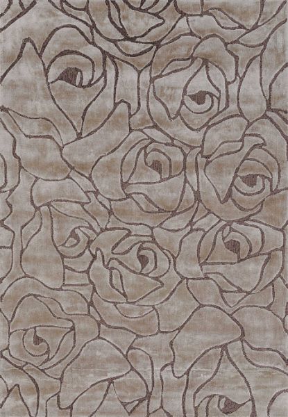 Индийский ковёр из шерсти и арт-шёлка «GUY LAROCHE» ROSE(16)-WEN
