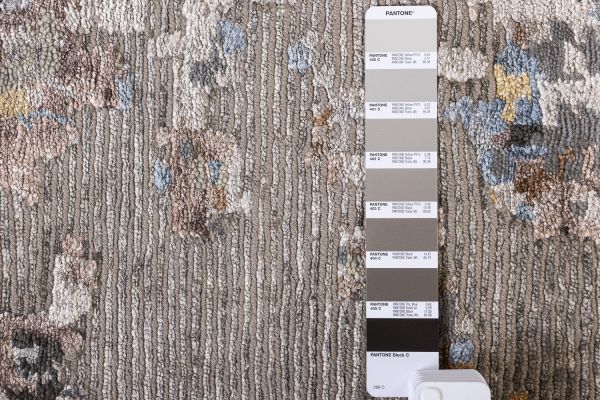 Индийский ковер из арт-шёлка и шерсти «STORM» LPF-MARS-RED 170 x 240 см