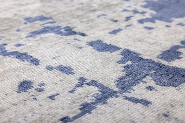 Индийский ковер из арт-шёлка «GUDINI» 030-GREY 160 x 230 см