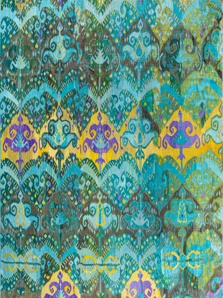 Индийский ковер из шёлка «KILIM SILK» P26-MIX-MIX 228 x 300 см