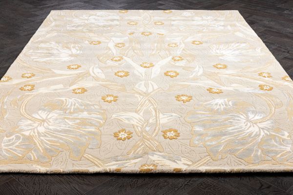 Индийский ковер из шерсти «MORRIS & CO» Pure Pimpernel Linen 028701 170 x 240 см