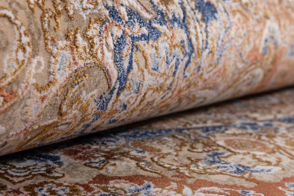 Иранский ковер из вискозы и акрила «Miras Collection» 1200- Madder Red 200 x 300 см