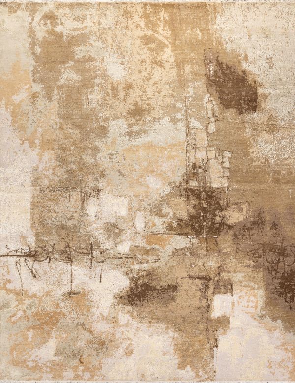 Индийский ковер из шерсти, шёлка и хлопка «HOLLYWOOD ART» CE9701-BEIGE-BROWN 248 x 310 см Индийский ковер из шерсти, шёлка и хлопка «HOLLYWOOD ART» CE9701-BEIGE-BROWN 248 x 310 см