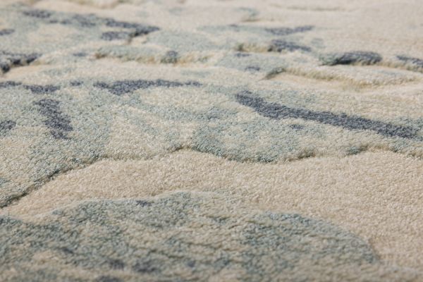 Индийский ковер из арт-шёлка и шерсти «MIST SPECIAL» 2023262-BLUE CORAL 201 x 292 см Индийский ковер из арт-шёлка и шерсти «MIST SPECIAL» 2023262-BLUE CORAL 201 x 292 см