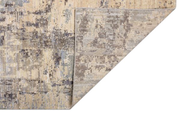 Индийский ковер из шерсти и шёлка «WEST HOLLYWOOD» IN109-GREY-BG 310 x 419 см Индийский ковер из шерсти и шёлка «WEST HOLLYWOOD» IN109-GREY-BG 310 x 419 см