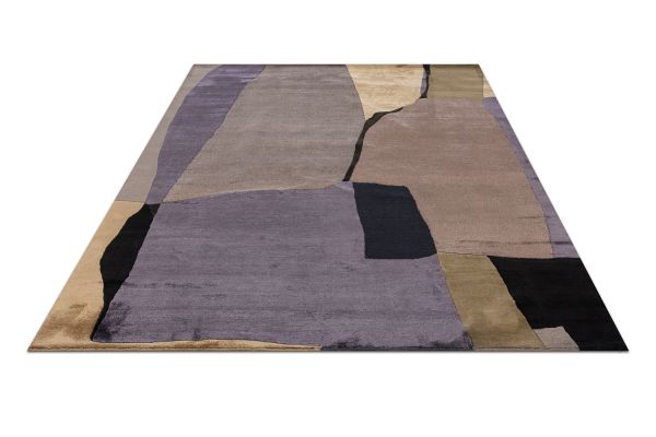 Индийский ковер из шерсти, шёлка и эвкалиптового шёлка «TECTONIC» D4-C5 176 x 238 см