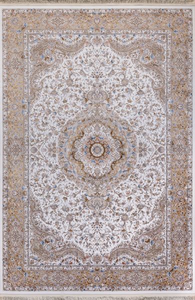 Иранский ковер из вискозы и акрила «Miras Collection» 1200-Cream 200 x 300 см Иранский ковер из вискозы и акрила «Miras Collection» 1200-Cream 200 x 300 см