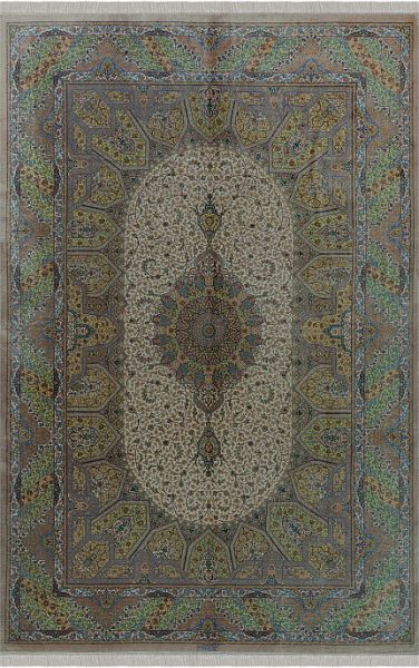 Иранский ковёр из шёлка «QOM» 9533-2011-10-1
