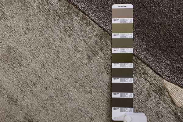 Индийский ковер из шерсти, шёлка и эвкалиптового шёлка «TECTONIC» D1-C4 172 x 239 см