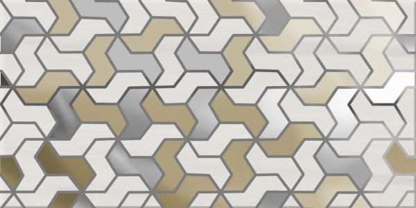 Керамическая плитка Андалусия 1 Декор 250*500 люкс (1*8) ВКЗ (Волгоград)  для ванной комнаты