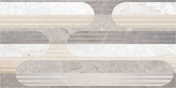 Керамическая плитка Андорра Декор 300*600 люкс (1*5) ВКЗ (Волгоград)  для ванной комнаты