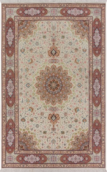 Иранский ковер из шерсти и шёлка «TABRIZ IR» 10-389-IR 200 x 300 см