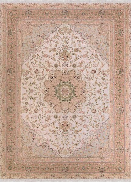 Иранский ковёр из шерсти и шёлка «TABRIZ SHIRFAR» 8-409-IR