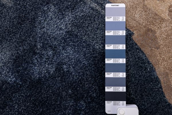 Индийский ковер из эвкалиптового шёлка «VELVET MIRAGE» STONE TAUPE GREY(Round) 250 x 250 см