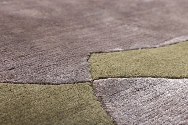 Индийский ковер из эвкалиптового шёлка, шерсти и шёлка «TECTONIC» D5-C3 170 x 240 см