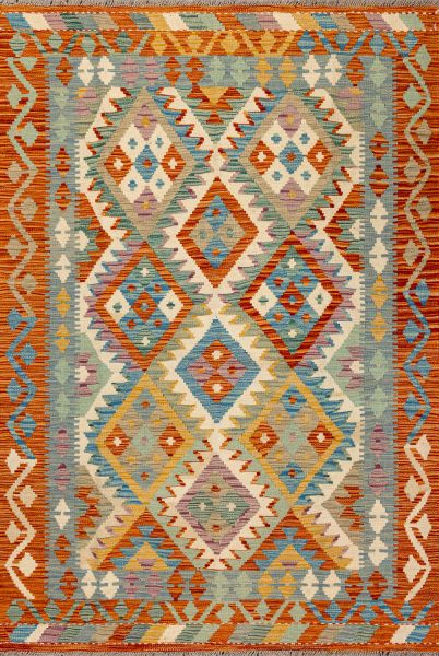 Пакистанский ковер из шерсти «KILIM» 23-15558 122 x 175 см