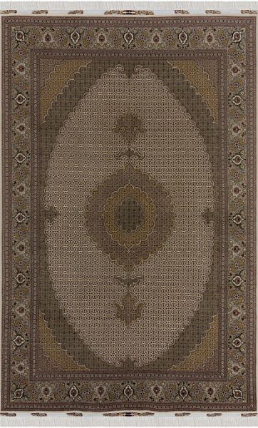 Иранский ковёр из шерсти и шёлка «TABRIZ MAHI» 2996-IR