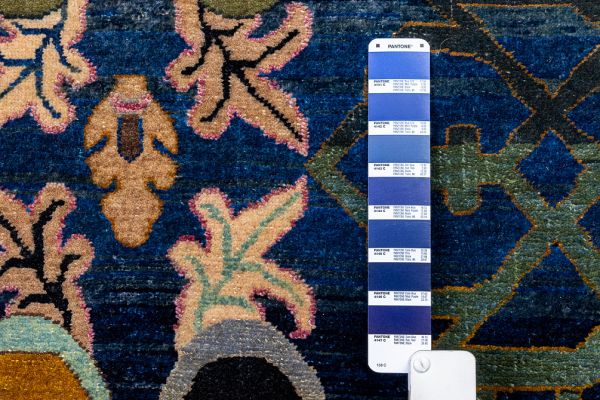 Индийский ковёр из шерсти «ZIEGLER VINTAGE» AC228-BLU-MIX(257x315)